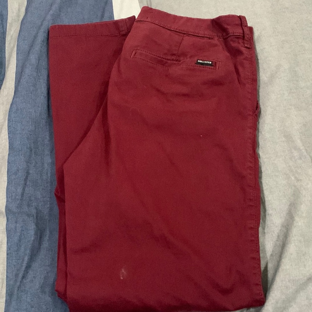 Hollister Burgundy Chino pants